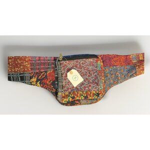 Boho Fanny Pack Tapestry Bum Bag Earthbound Hippie Bohemian Quilt Patch C1